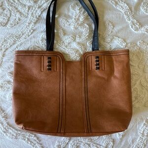 Montana West Tan and Black Tote